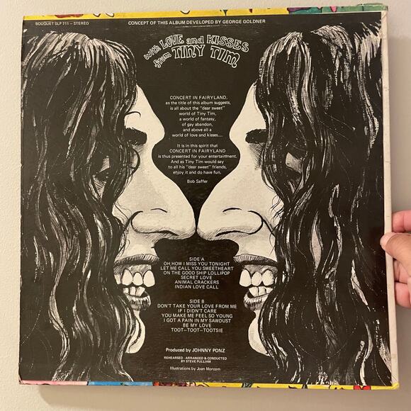 Tiny Tim - Concert In Fairyland LP vintage vinyl record rock - Picture 2 of 4